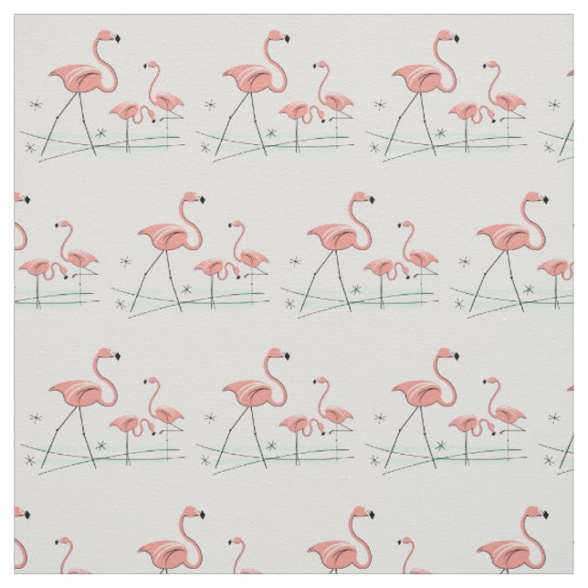 Flamingo Ocean Trio 2 fabric (Swatch)