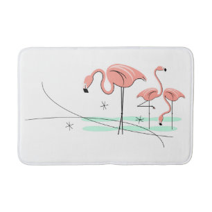 Flamingo Ocean Trio 3 bath mat