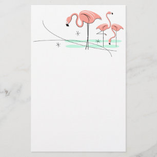 Flamingo Ocean Trio 3 stationery