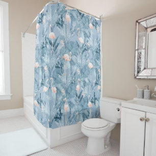 Flamingo Orchid Tropical Pattern Blue ID868