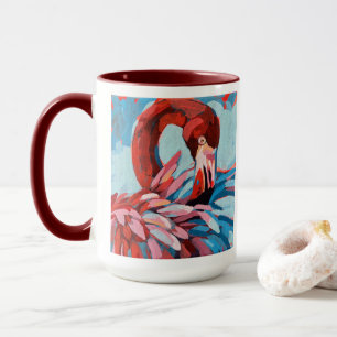 Flamingo Painting - Gift for Flamingo Lovers Mug
