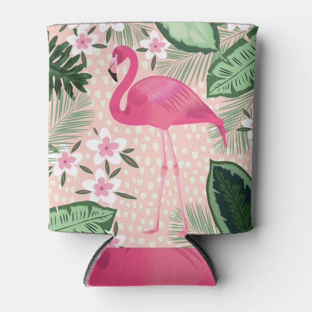 Flamingo, palm trees, kitchen design can cooler (Front)