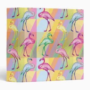 Flamingo Parade Binder
