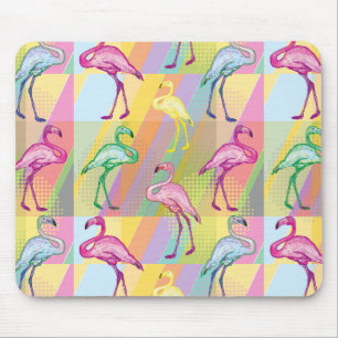 Flamingo Parade Mouse Pad