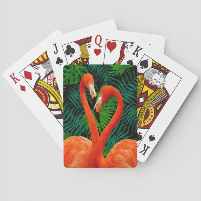 Flamingo Paradise Poker Playing Cards (Back)