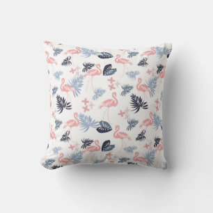 Flamingo Paradise Throw Pillow