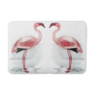 FLAMINGO PARK 2 Pink Flamingos Bath Mat