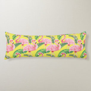 Flamingo Pattern Body Pillow