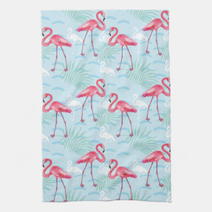 Flamingo Pattern Kitchen Towel