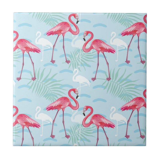 Flamingo Pattern Tile (Front)
