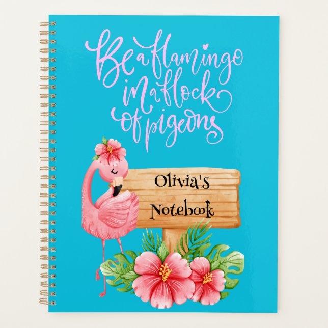 FLAMINGO PERSONALIZED PLANNER (Front)