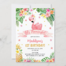 Flamingo Pineapple Birthday Party Birthday