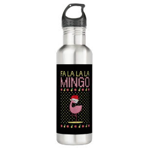 Flamingo pink beak gift Christmas 710 Ml Water Bottle