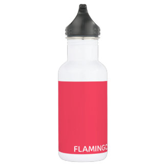 Flamingo pink colour name 532 ml water bottle