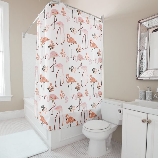 Flamingo Pink Coral Pattern (In Situ)