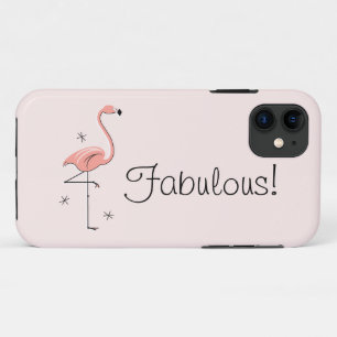 Flamingo Pink 'Fabulous!' iPhone 11 case