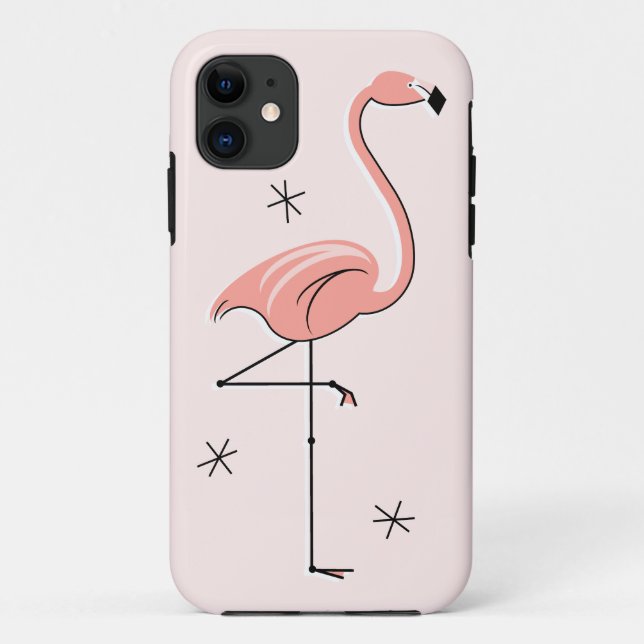 Flamingo Pink iPhone case (Back)