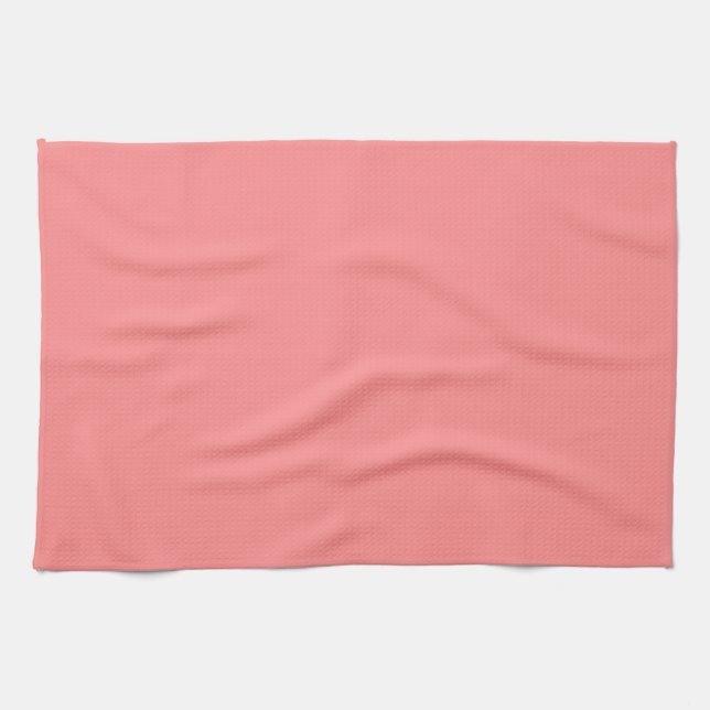 Flamingo Pink Kitchen Towel (Horizontal)