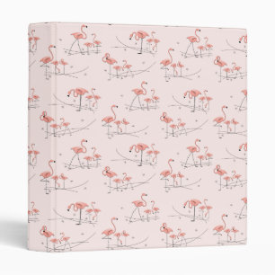 Flamingo Pink Multi ring binder