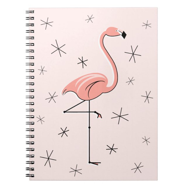 Flamingo Pink notebook (Front)