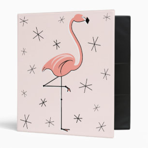 Flamingo Pink ring binder
