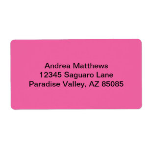 Flamingo Pink Solid Colour