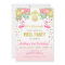 Flamingo Pool party invitation Tropical