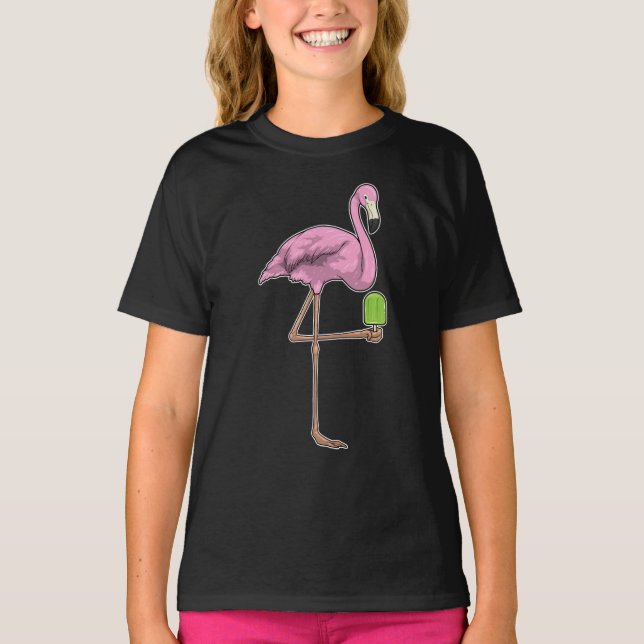 Flamingo Popsicle T-Shirt (Front)