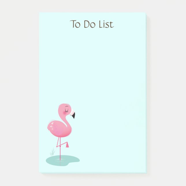 Flamingo Post-It Notes (Front)