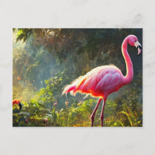 Flamingo  postcard