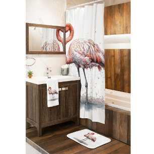 Flamingo Radiance: Watercolor Art custom