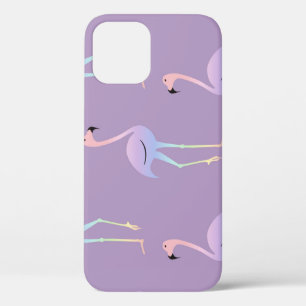 Flamingo Rainbow: Colourful Seamless Pattern. iPhone 12 Case
