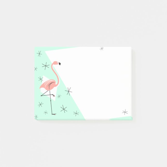 Flamingo Retro Green note (Front)