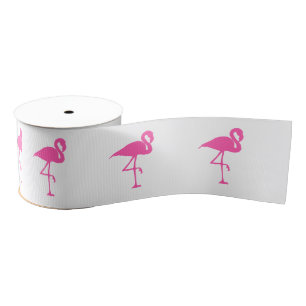 Flamingo ribbon grosgrain ribbon