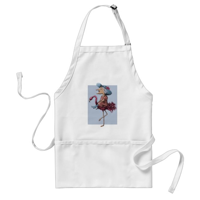 Flamingo Rider Standard Apron (Front)