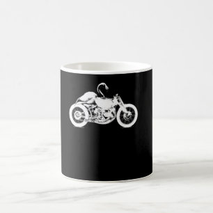 Flamingo Riding Motorcycle  Art Gift For Bikers.pn Coffee Mug