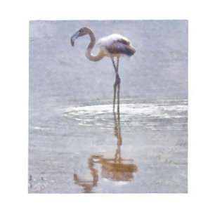 Flamingo Ripples and Reflections Watercolor Notepad