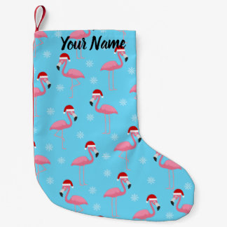 Flamingo Santa Small Christmas Stocking