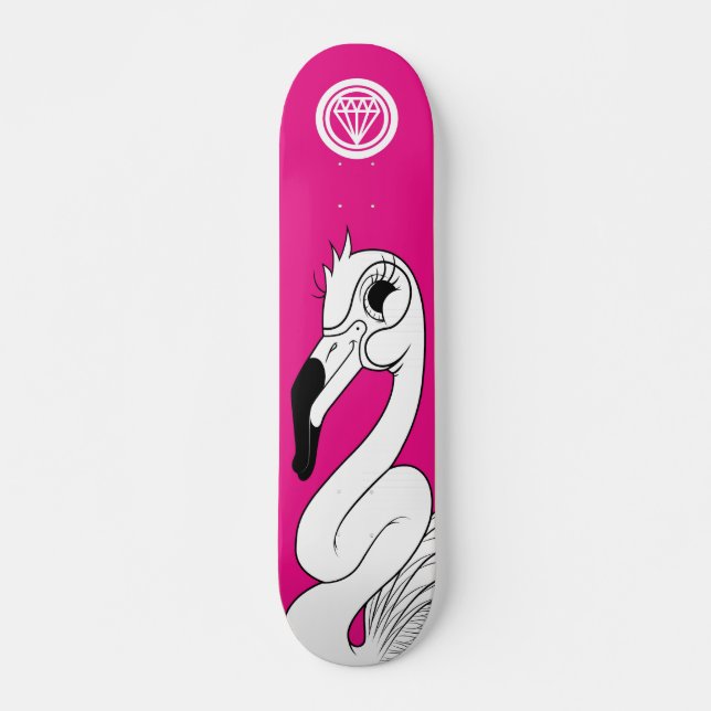 Flamingo Skateboard (Front)
