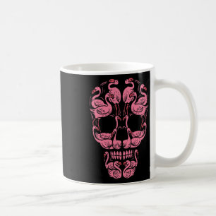 Flamingo Skull Breast Cancer Awareness Halloween W Coffee Mug