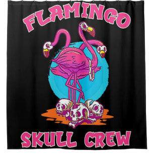 Flamingo Skull Crew Halloween   Flamingo Lovers
