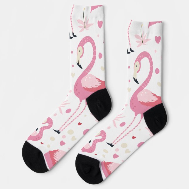 flamingo socks (Left)