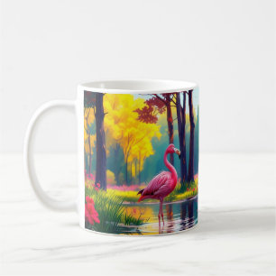 Flamingo Standing in The Lake-365476 Coffee Mug