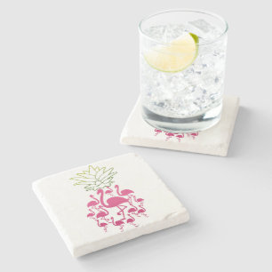Flamingo Stone Coaster Lover Stone Coaster