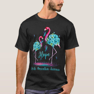 Flamingo Suicide Prevention Awareness T-Shirt