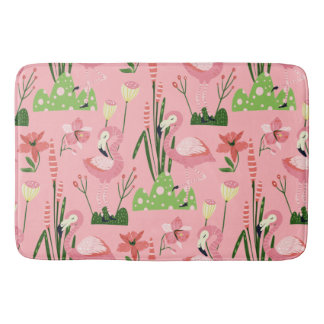 Flamingo Summer Collection One Design 4 Bath Mat