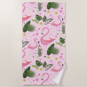 Flamingo Summer Collection One Design 8 Beach Towel
