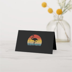 Flamingo Sunset Flamingo Gift Place Card