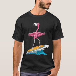 Flamingo Surfing Flamingo Surf Flamingo Surfboard T-Shirt