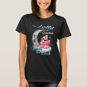 Flamingo This Lolly Loves Her Grandkids To The Moo T-Shirt